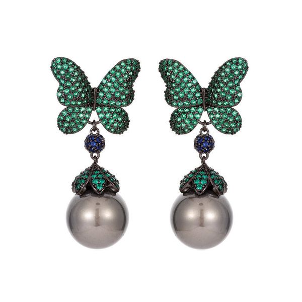 luxury designer green diamond butterfly earrings dangle earrings women french sweet style hanging pearl stud ear rings female wedding party, Silver
luxury designer green diamond butterfly earrings dangle earrings women french sweet style hanging pearl stud ear rings female wedding party, Silver