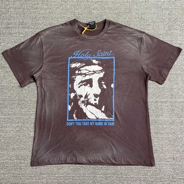 designer fashion t shirt saint michael trendy washed vintage vtg short sleeved american casual loose fitting t-shirt for men, White;black
designer fashion t shirt saint michael trendy washed vintage vtg short sleeved american casual loose fitting t-shirt for men, White;black