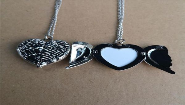 sublimation blank angel wings locket po necklaces pendants fashion transfer printing blank jewelry consumables new style7329122, Silver
sublimation blank angel wings locket po necklaces pendants fashion transfer printing blank jewelry consumables new style7329122, Silver