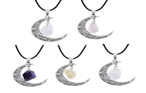 natural crystal stone necklaces starry sky moon gemstone pendant necklace sweater decoration fashion jewelry with chain8139544, Silver
natural crystal stone necklaces starry sky moon gemstone pendant necklace sweater decoration fashion jewelry with chain8139544, Silver