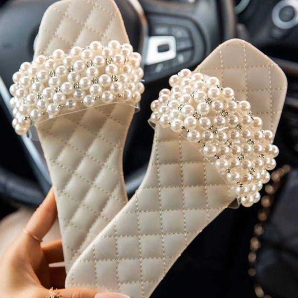 sandals 2022 spring and summer new women's pearl rhinestones women's all-match casual slippers fashion solid color flat shoes sand, Black
sandals 2022 spring and summer new women's pearl rhinestones women's all-match casual slippers fashion solid color flat shoes sand, Black