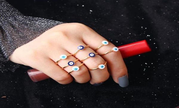 8pcsset gold color boho evil eye ring for women punk jewelry sterling party fashion wedding girl lover bague femme classic rings 9570856, Silver 
8pcsset gold color boho evil eye ring for women punk jewelry sterling party fashion wedding girl lover bague femme classic rings 9570856, Silver