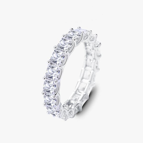 classic tennis ring jewelry 925 sterling silver ring princess cut diamond engagement wedding band rings for women, Slivery;golden
classic tennis ring jewelry 925 sterling silver ring princess cut diamond engagement wedding band rings for women, Slivery;golden