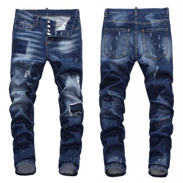 men's jeans men ripped distressed fashion designer slim fit washed motocycle denim pants panelled hip hop biker trousers xydi, Blue
men's jeans men ripped distressed fashion designer slim fit washed motocycle denim pants panelled hip hop biker trousers xydi, Blue