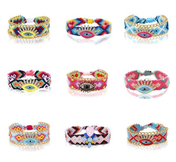 vsco girl bohemian evil eye charm bracelet couple handmade woven rope bangle friendship bracelets for women men vintage jewelry gi9000532, Golden;silver
vsco girl bohemian evil eye charm bracelet couple handmade woven rope bangle friendship bracelets for women men vintage jewelry gi9000532, Golden;silver
