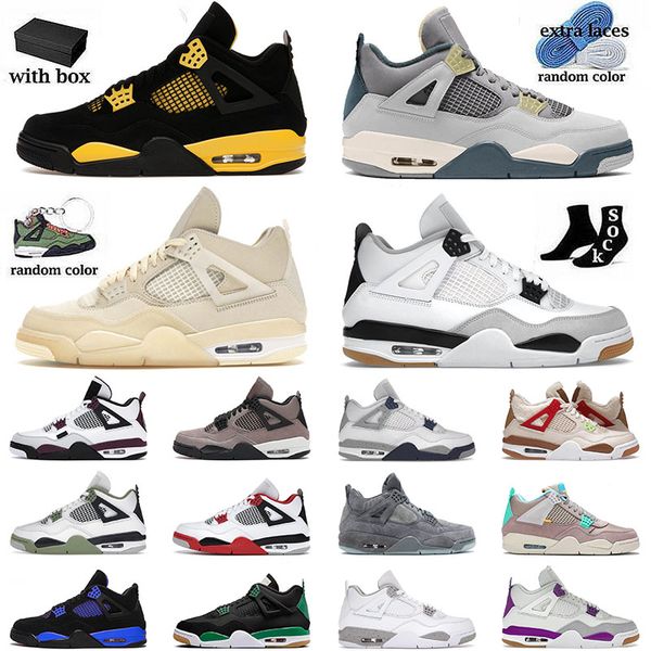 4 4s iv basketball shoes jumpman thunder craft 2023 arrival sb x military black red thunder craft infrared pure money sneakers trainers men
4 4s iv basketball shoes jumpman thunder craft 2023 arrival sb x military black red thunder craft infrared pure money sneakers trainers men