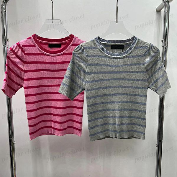 designer womens knits t shirt fashion ladies letter print elasticity shorts sleeve striped fitting summer sweater quality, White
designer womens knits t shirt fashion ladies letter print elasticity shorts sleeve striped fitting summer sweater quality, White
