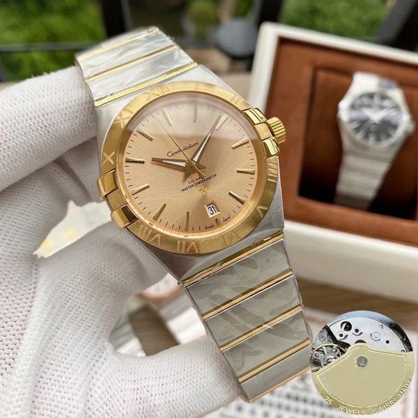 omeg wristwatches for men 2023 new mens watches 38mm three stitches automatic mechanical watch luxury brand steel strap men constellation fa, Slivery;golden
omeg wristwatches for men 2023 new mens watches 38mm three stitches automatic mechanical watch luxury brand steel strap men constellation fa, Slivery;golden