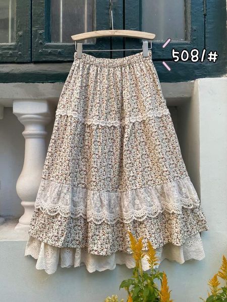 skirts women's flower printed leather japanese style fresh elastic waist lace cotton linen loose leather women's 230412, Black
skirts women's flower printed leather japanese style fresh elastic waist lace cotton linen loose leather women's 230412, Black