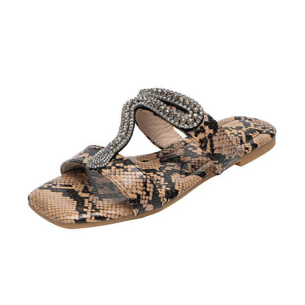 sandals female slippers a snake print flat shoes female hollow rhinestone european and american sandals female beach shoes, Black
sandals female slippers a snake print flat shoes female hollow rhinestone european and american sandals female beach shoes, Black