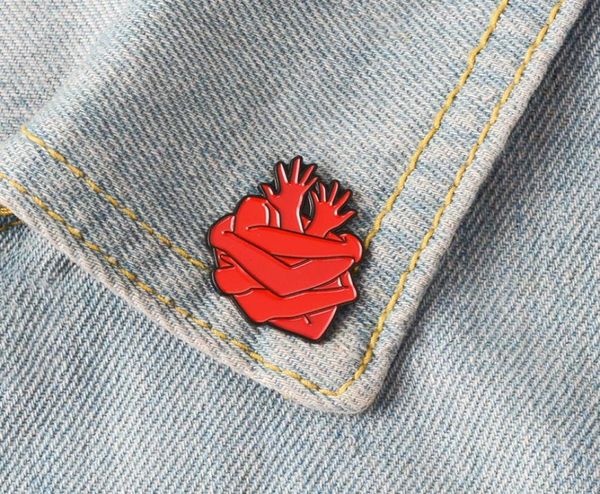 organ heart enamel pins badges bloodthirsty hug brooches dark red arms lapel pin denim shirt collar punk fashion jewelry gift2873438, Blue
organ heart enamel pins badges bloodthirsty hug brooches dark red arms lapel pin denim shirt collar punk fashion jewelry gift2873438, Blue