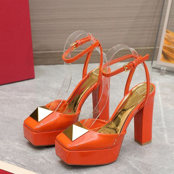 one stud platform pumps heels chunky block heeled almond shaped toe women's luxury designers patent leather outsole lady's evening, Black
one stud platform pumps heels chunky block heeled almond shaped toe women's luxury designers patent leather outsole lady's evening, Black