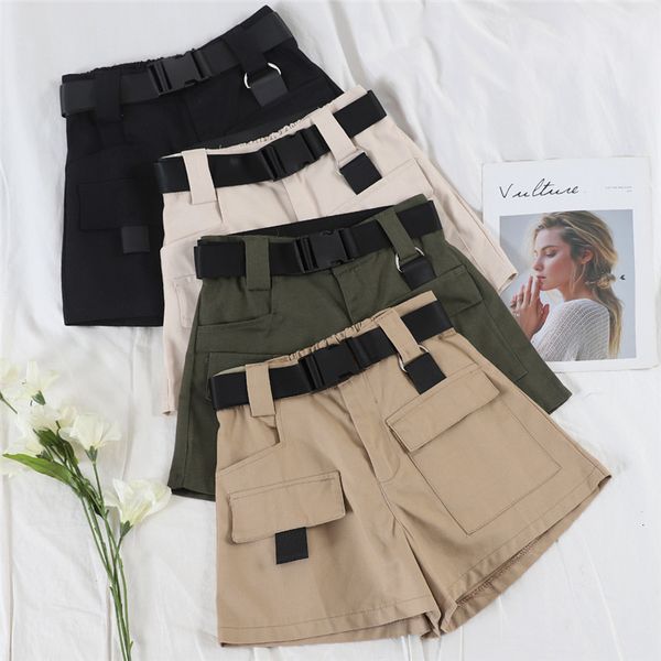 women's short tooling summer autumn all match sashes wide leg female elastic high waist army green plus size ab1581 230411, White;black
women's short tooling summer autumn all match sashes wide leg female elastic high waist army green plus size ab1581 230411, White;black