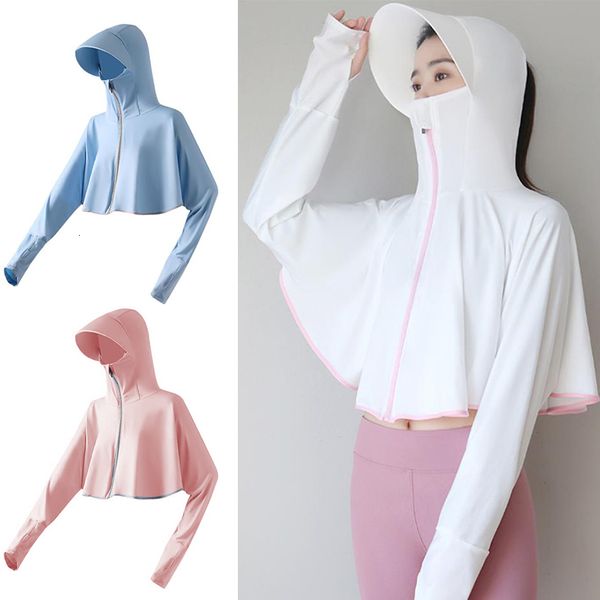 women's jackets women's summer sunscreen zipper clothing hoodie mask dust proof long sleeve short sweater crop 230412, Black;brown
women's jackets women's summer sunscreen zipper clothing hoodie mask dust proof long sleeve short sweater crop 230412, Black;brown