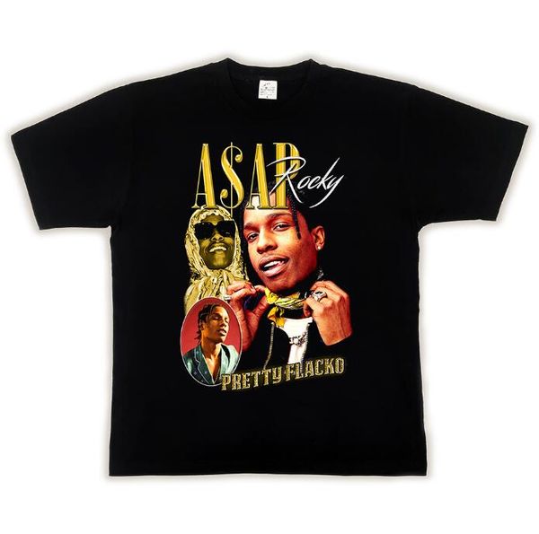 lt796 asap rocky designer t shirt summer black short sleeve hip hop rap men tshirt tee mens clothes, White;black
lt796 asap rocky designer t shirt summer black short sleeve hip hop rap men tshirt tee mens clothes, White;black
