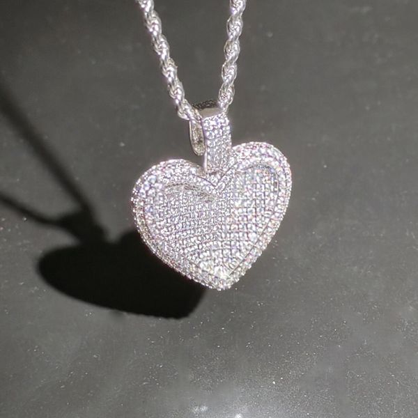 heart shaped zirconia rope chain necklace for women luxury full iced out bling cz lover jewelry, Silver
heart shaped zirconia rope chain necklace for women luxury full iced out bling cz lover jewelry, Silver