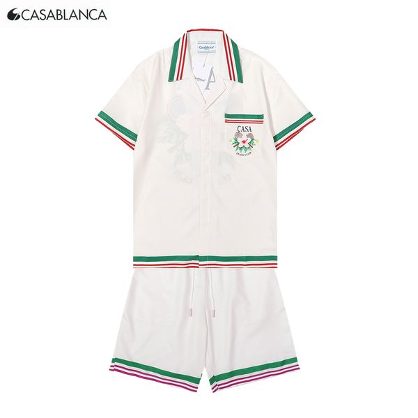 luxury designer mens shorts casablanca plaid polo collar plaid short sleeve dress set shirt fashion masao san casual letter printing set shi, White;black
luxury designer mens shorts casablanca plaid polo collar plaid short sleeve dress set shirt fashion masao san casual letter printing set shi, White;black