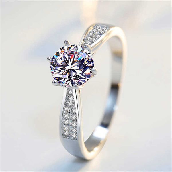 band rings cute female big round lad diamond ring % real 925 sterling silver engagement ring luxury solitaire wedding rings for women aa2304
band rings cute female big round lad diamond ring % real 925 sterling silver engagement ring luxury solitaire wedding rings for women aa2304