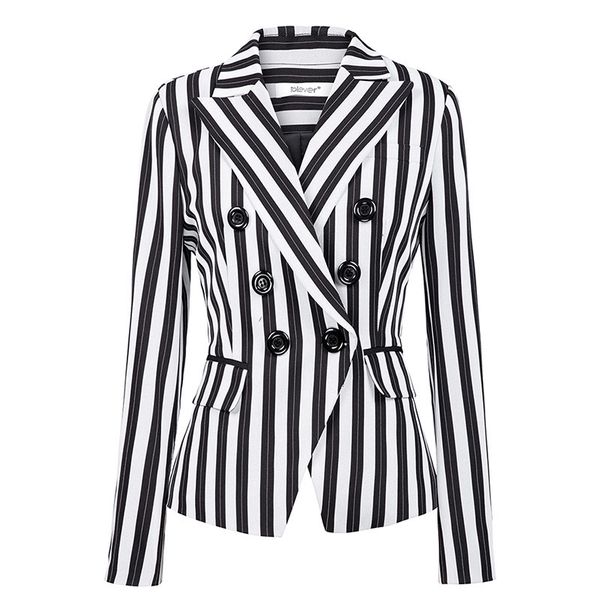 women s suits blazers vintage indie striped women long sleeve double breasted 2023 woman commute casual jacket plus size coat 230411, White;black
women s suits blazers vintage indie striped women long sleeve double breasted 2023 woman commute casual jacket plus size coat 230411, White;black