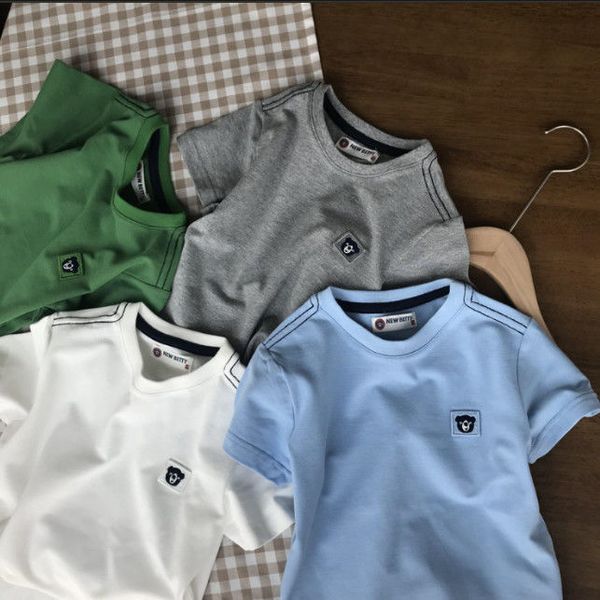 t-shirts boys' short sleeve summer children's t-shirt children's cotton bottom 230412, Blue
t-shirts boys' short sleeve summer children's t-shirt children's cotton bottom 230412, Blue