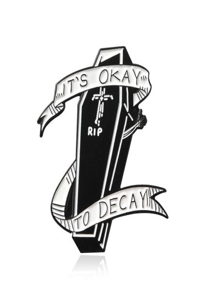 it039s okay to decay coffin brooch pins enamel metal badges lapel pin brooches jackets jeans fashion jewelry accessories7380724, Blue
it039s okay to decay coffin brooch pins enamel metal badges lapel pin brooches jackets jeans fashion jewelry accessories7380724, Blue