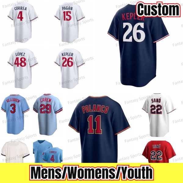 custom carlos correa jersey 3 harmon killebrew 34 kirby puckett 22 miguel sano 25 byron buxton 29 rod carew 11 jorge polanco 20 eddie rosari, Blue;black
custom carlos correa jersey 3 harmon killebrew 34 kirby puckett 22 miguel sano 25 byron buxton 29 rod carew 11 jorge polanco 20 eddie rosari, Blue;black