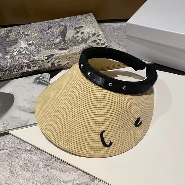 designer brand luxury headless hat men's and women's summer new beach sunshade hat fashion versatile casual, Blue;gray
designer brand luxury headless hat men's and women's summer new beach sunshade hat fashion versatile casual, Blue;gray