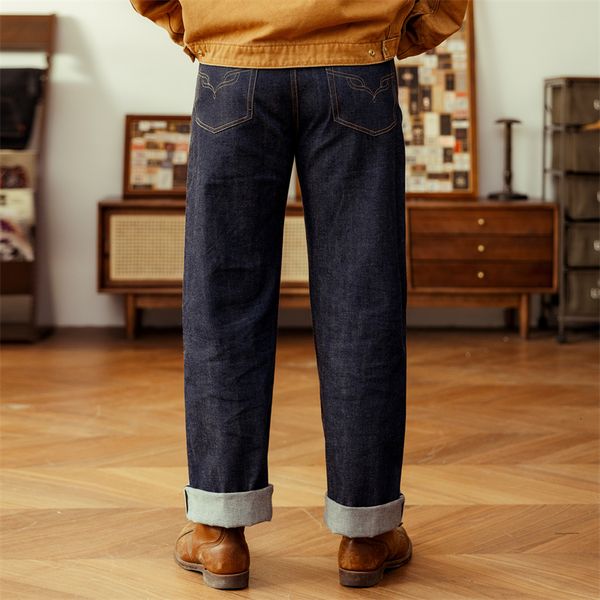 men's jeans red tornado noir natural indigo dyed jeans 14oz selvedge denim pants 230412, Blue
men's jeans red tornado noir natural indigo dyed jeans 14oz selvedge denim pants 230412, Blue