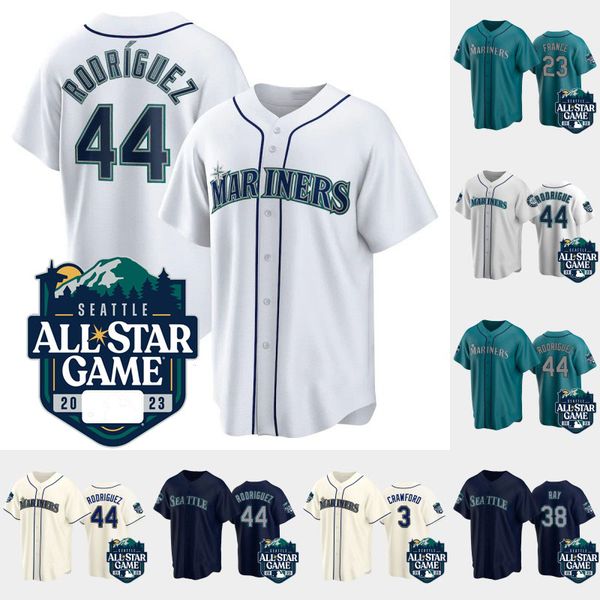 seattle 2023 all-star mariners jersey 44 julio rodriguez 28 eugenio suarez 38 robbie ray 29 cal raleigh 23 ty france 3 j.p. crawford mens wo, Blue;black
seattle 2023 all-star mariners jersey 44 julio rodriguez 28 eugenio suarez 38 robbie ray 29 cal raleigh 23 ty france 3 j.p. crawford mens wo, Blue;black