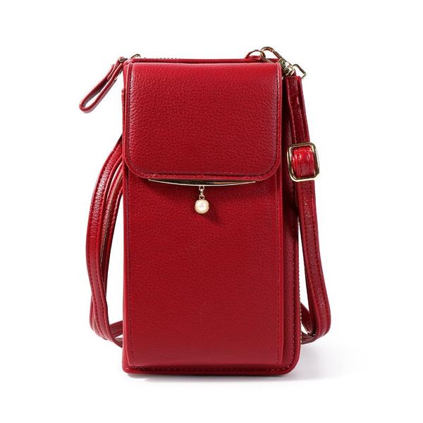 2023 new fashion mini bag mobile phone bag key shoulder messenger coin purse women, Black;red
2023 new fashion mini bag mobile phone bag key shoulder messenger coin purse women, Black;red