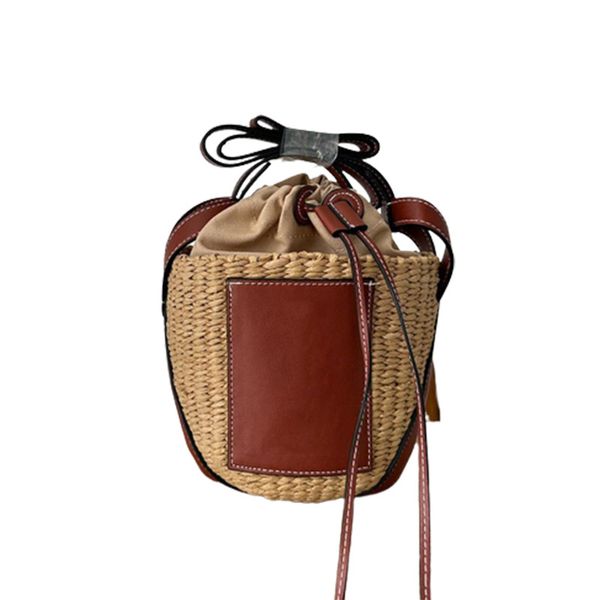 designer tote bag fashion mifuko woody raffia women handbag woven leather bucket bags with letters summer 15cm
designer tote bag fashion mifuko woody raffia women handbag woven leather bucket bags with letters summer 15cm