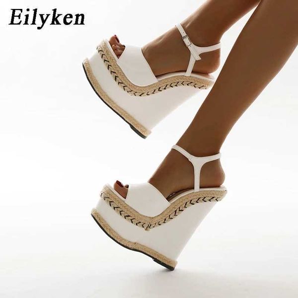fashion open toe ankle buckle strap platform wedges white sandals for women summer women's shoes size-35-42 230306, Black
fashion open toe ankle buckle strap platform wedges white sandals for women summer women's shoes size-35-42 230306, Black