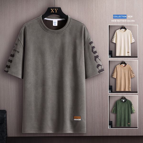 mens tshirts 2023 summer trendy suede fleece tshirt mens round neck casual short sleeve tees fashion printing streetwear male tshirts 23041, White;black
mens tshirts 2023 summer trendy suede fleece tshirt mens round neck casual short sleeve tees fashion printing streetwear male tshirts 23041, White;black