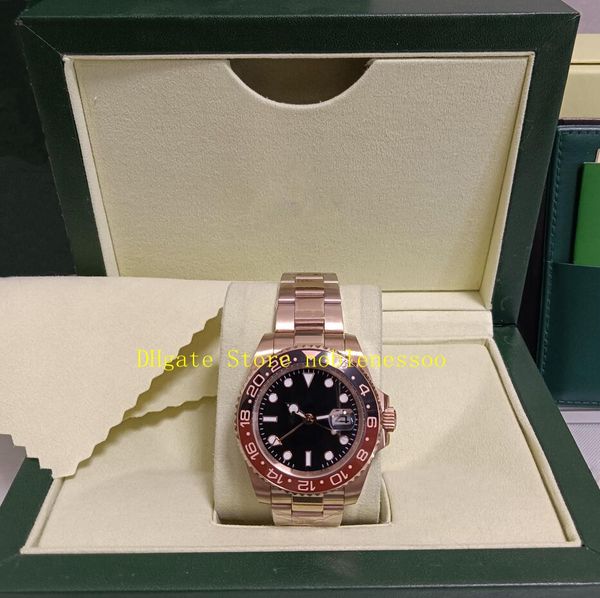 13 color real p with box automatic watches men 40mm black dial ceramic bezel 18k rose gold steel bracelet folding clasp asia mens mechanical, Slivery;brown
13 color real p with box automatic watches men 40mm black dial ceramic bezel 18k rose gold steel bracelet folding clasp asia mens mechanical, Slivery;brown