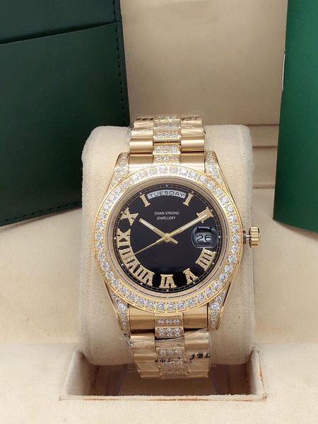 41mm classic watch for men designer watchs automatic mechanical movement diamond stainless steel strap man wristwatch fashion men wristwatch, Slivery;golden
41mm classic watch for men designer watchs automatic mechanical movement diamond stainless steel strap man wristwatch fashion men wristwatch, Slivery;golden