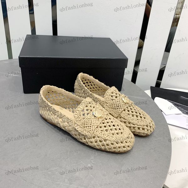 designer womens flat dress shoes round head woven casual shoes love letter hardware metal buckle retro mule wedge casual shoe sheepskin outs, Black
designer womens flat dress shoes round head woven casual shoes love letter hardware metal buckle retro mule wedge casual shoe sheepskin outs, Black