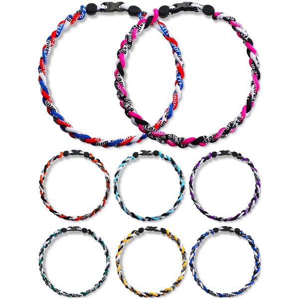 titanium sport accessories 18" sport style three colors fashion three braided rope tornado necklace
titanium sport accessories 18" sport style three colors fashion three braided rope tornado necklace