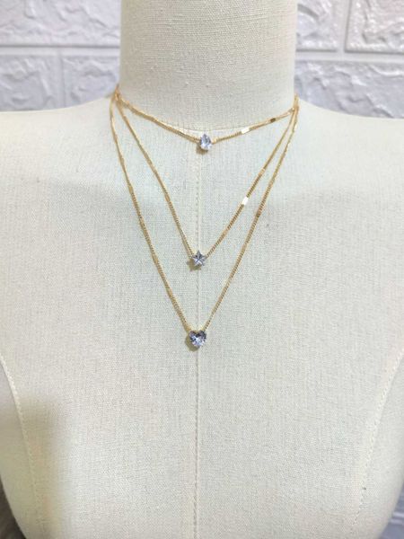 selling fashion simple multi-layer five pointed star love water drop pendant necklace clavicle chain, Black
selling fashion simple multi-layer five pointed star love water drop pendant necklace clavicle chain, Black