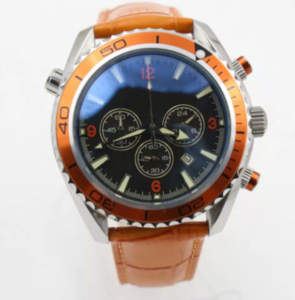 discount sports watch chronograph limited watch orange bezel black dial quartz professional dive wristwatch folding clasp men watches, Slivery;brown
discount sports watch chronograph limited watch orange bezel black dial quartz professional dive wristwatch folding clasp men watches, Slivery;brown