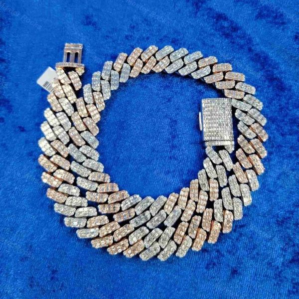 iced out 925 silver cuban necklace two tone color vvs moissanite 17mm baguette miami cuban chain necklace
iced out 925 silver cuban necklace two tone color vvs moissanite 17mm baguette miami cuban chain necklace