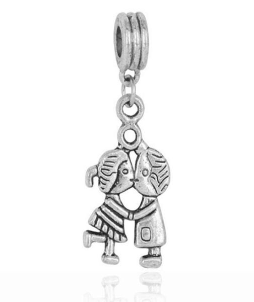 whole 20pcslot tibet silver lovely boy girl kiss design alloy metal dangle diy charms fit european bracelet necklace low 8548418, Bronze;silver
whole 20pcslot tibet silver lovely boy girl kiss design alloy metal dangle diy charms fit european bracelet necklace low 8548418, Bronze;silver