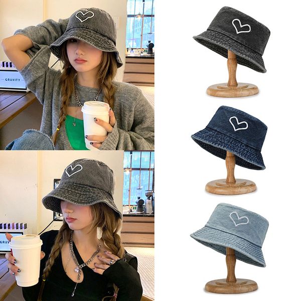 stingy brim hats washed denim bucket hat love embroidery fisherman hat fashion windproof outdoor sun hat 230411, Blue;gray
stingy brim hats washed denim bucket hat love embroidery fisherman hat fashion windproof outdoor sun hat 230411, Blue;gray