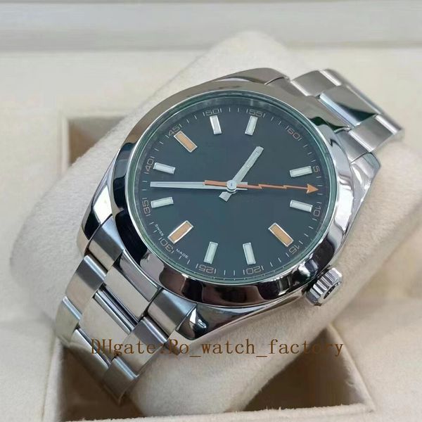 new men's automatic mechanical 3235 watch 40mm stainless steel 116400 eclairage blue dial green glass wristwatch, Slivery;brown
new men's automatic mechanical 3235 watch 40mm stainless steel 116400 eclairage blue dial green glass wristwatch, Slivery;brown