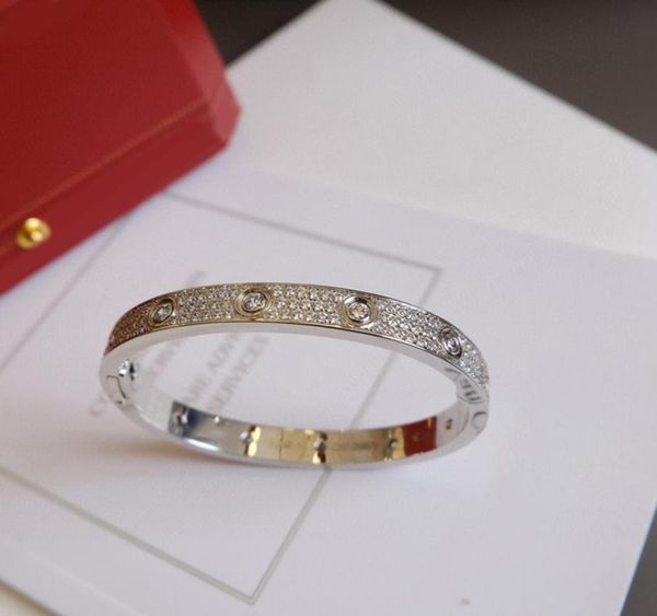2022 luxury fine brand pure 925 sterling silver jewelry for women easy lock bangle rose gold full big main diamond love bangle3414567, Black
2022 luxury fine brand pure 925 sterling silver jewelry for women easy lock bangle rose gold full big main diamond love bangle3414567, Black