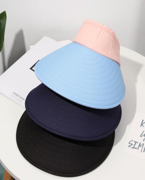 women summer sun visor widebrimmed hat beach adjustable uv protection female cap golf rollup portable outdoor 2021 wide brim hat1785616, Blue;gray
women summer sun visor widebrimmed hat beach adjustable uv protection female cap golf rollup portable outdoor 2021 wide brim hat1785616, Blue;gray