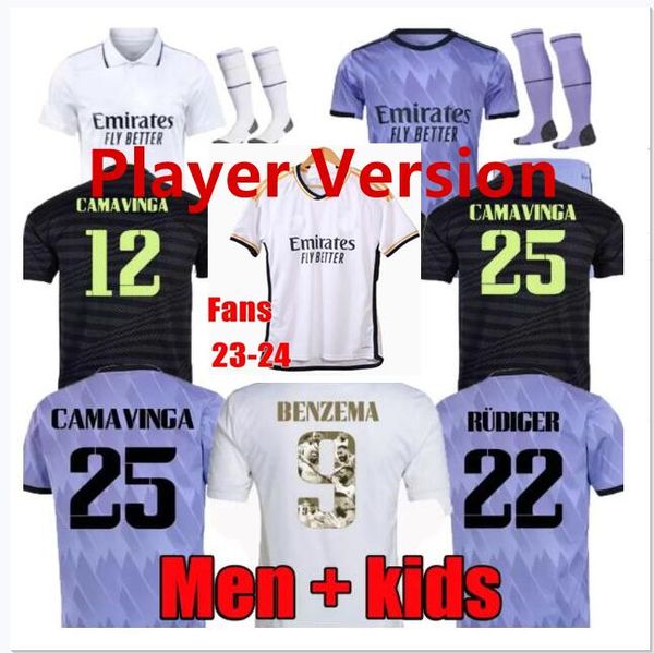 real madrids soccer jersey 2022 benzema 23 24 football shirt vini jr modric tchouameni valverde camiseta men kids kit 2023 2024 uniforms pla, Black;yellow
real madrids soccer jersey 2022 benzema 23 24 football shirt vini jr modric tchouameni valverde camiseta men kids kit 2023 2024 uniforms pla, Black;yellow