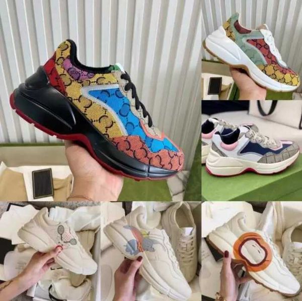 designer shoes rhyton sneakers beige men trainers vintage luxury chaussures ladies shoe designers sneaker with box size 35-46, Black
designer shoes rhyton sneakers beige men trainers vintage luxury chaussures ladies shoe designers sneaker with box size 35-46, Black