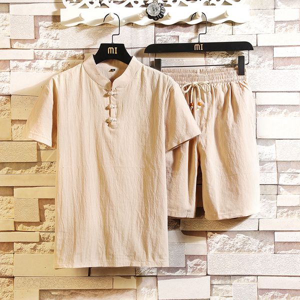 men s tracksuits 2023 summer sets cotton linen short sleeve suit s solid color casual chinese style t shirt shorts pluse size 5xl 230411, Gray
men s tracksuits 2023 summer sets cotton linen short sleeve suit s solid color casual chinese style t shirt shorts pluse size 5xl 230411, Gray