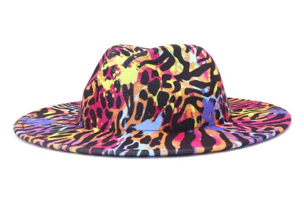 pink leopard with black bottom 2 tone pactchwork wool felt fedora hats women wide brim jazz party formal cap6126807, Blue;gray
pink leopard with black bottom 2 tone pactchwork wool felt fedora hats women wide brim jazz party formal cap6126807, Blue;gray
