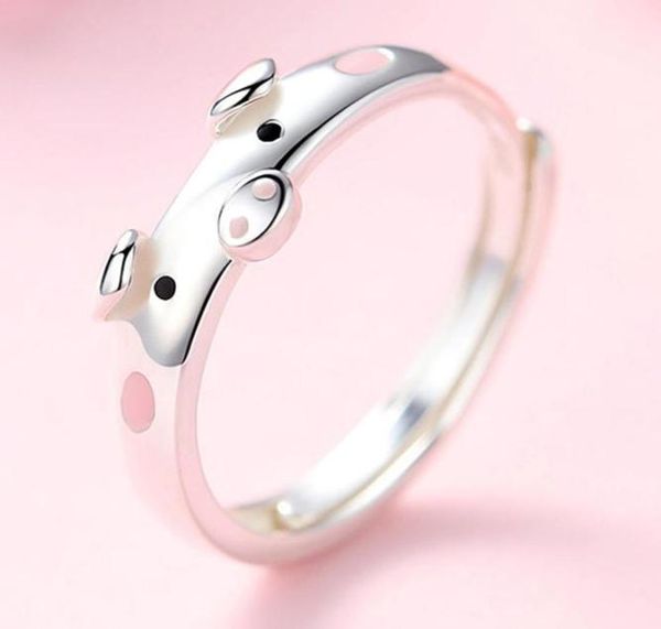 epoxy rings creative cute pink red men jewelry lover039s gifts popular lucky piggy animal couple opening ring6309843, Silver
epoxy rings creative cute pink red men jewelry lover039s gifts popular lucky piggy animal couple opening ring6309843, Silver